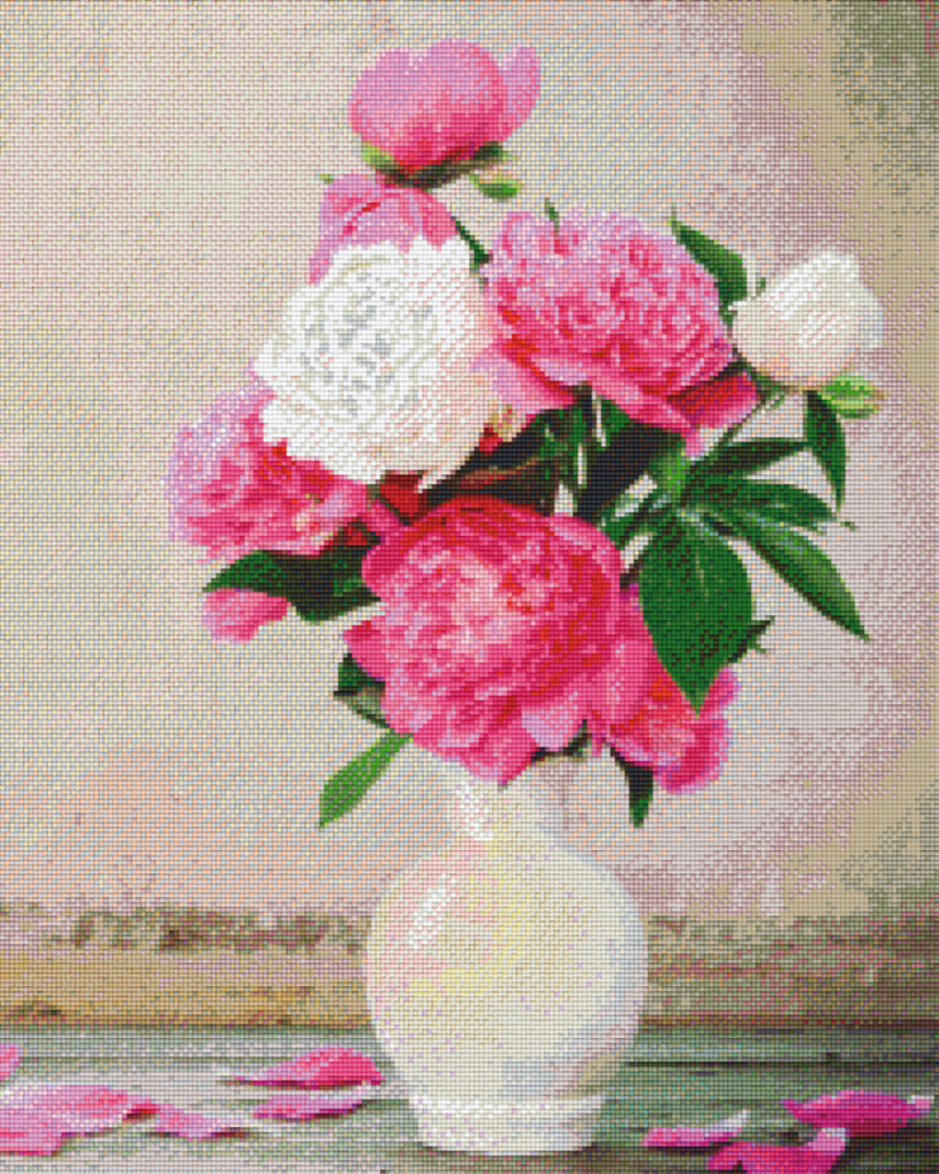 Flowers In A Vase Twenty-Five [25] Baseplate PixelHobby Mini-mosaic Art Kit image 0